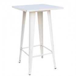 RELIX Τραπέζι BAR Μέταλλο Βαφή Antique White