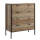 PALLET Dresser 4-Drawers 84x40x100 Antique Oak PALLET Dresser 4-Drawers 84x40x100 Antique Oak