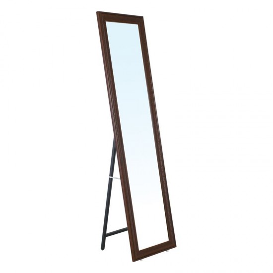 MIRROR Καθρέπτης Δαπέδου Τοίχου Ξύλινος Καρυδί MIRROR Καθρέπτης Δαπέδου Τοίχου Ξύλινος Καρυδί
