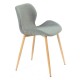 LILIAN Chair Metal Natural Paint/Light Grey Fabric LILIAN Chair Metal Natural Paint/Light Grey Fabric