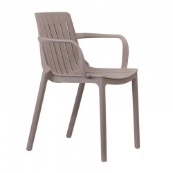 PALMER Πολυθρόνα Πολυπροπυλένιο Sand Beige