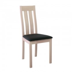REGO Καρέκλα Οξυά White Wash, PVC Mαύρο