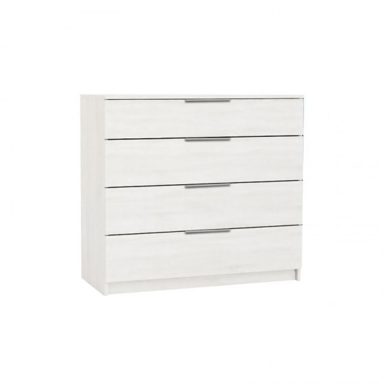 DRAWER Συρταριέρα με 4 Συρτάρια, Απόχρωση Άσπρο DRAWER Συρταριέρα με 4 Συρτάρια, Απόχρωση Άσπρο