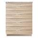 DRAWER Συρταριέρα με 4 Συρτάρια, Απόχρωση Sonoma DRAWER Συρταριέρα με 4 Συρτάρια, Απόχρωση Sonoma