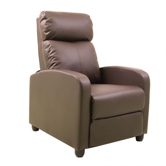 PORTER Πολυθρόνα Relax Σαλονιού - Καθιστικού Pu Καφέ PORTER Πολυθρόνα Relax Σαλονιού - Καθιστικού Pu Καφέ