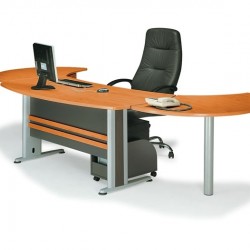 EXECUTIVE Γραφείο Απόχρωση Dark Grey - Cherry