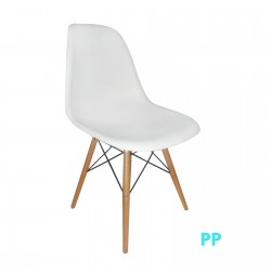 ART Wood Καρέκλα Ξύλο - PP Άσπρο Pro ART Wood Καρέκλα Ξύλο - PP Άσπρο Pro