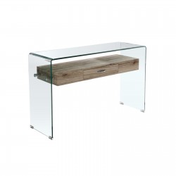GLASSER Wood Κονσόλα Γυαλί Clear 12mm - Ράφι με Συρτάρι Απόχρωση Δρυς GLASSER Wood Κονσόλα Γυαλί Clear 12mm - Ράφι με Συρτάρι Απόχρωση Δρυς