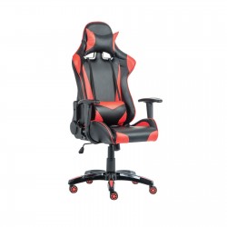 BF8050 Gaming Πολυθρόνα Γραφείου, Ανάκλιση Πλάτης έως 90°, Pu Μαύρο - Κόκκινο BF8050 Gaming Πολυθρόνα Γραφείου, Ανάκλιση Πλάτης έως 90°, Pu Μαύρο - Κόκκινο
