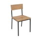 LIZARD Chair Acacia Natural Finish (Black Paint) LIZARD Chair Acacia Natural Finish (Black Paint)