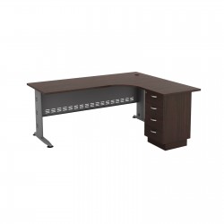 SUPERIOR Γραφείο Δεξιά Γωνία Απόχρωση Γκρι - Wenge SUPERIOR Γραφείο Δεξιά Γωνία Απόχρωση Γκρι - Wenge