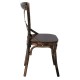 MARLIN Wood Chair / Steel Black Gold MARLIN Wood Chair / Steel Black Gold