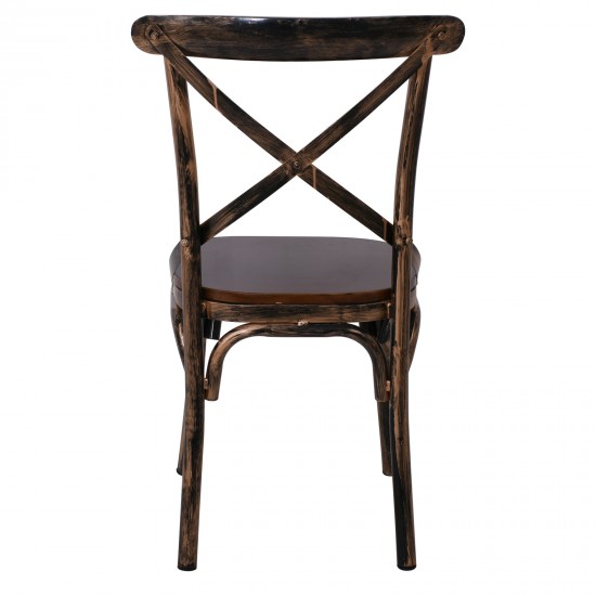 MARLIN Wood Chair / Steel Black Gold MARLIN Wood Chair / Steel Black Gold