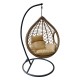 MADRID Hanging Lounge Steel Grey/Wicker Beige/Cushion Beige MADRID Hanging Lounge Steel Grey/Wicker Beige/Cushion Beige