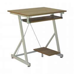 UNIT Γραφείο Η/Υ Μέταλλο Βαφή Άσπρο, Melamine Απόχρωση Sonoma UNIT Γραφείο Η/Υ Μέταλλο Βαφή Άσπρο, Melamine Απόχρωση Sonoma