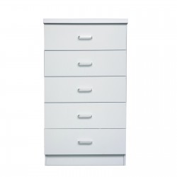 DRAWER Συρταριέρα με 5 Συρτάρια, Απόχρωση Άσπρο DRAWER Συρταριέρα με 5 Συρτάρια, Απόχρωση Άσπρο