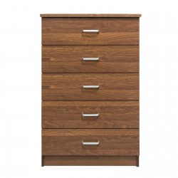 DRAWER Συρταριέρα με 5 Συρτάρια, Απόχρωση Καρυδί DRAWER Συρταριέρα με 5 Συρτάρια, Απόχρωση Καρυδί