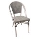 COSTA Καρέκλα Dining Αλουμινίου, Απόχρωση Antique Grey -Textilene Μπεζ COSTA Καρέκλα Dining Αλουμινίου, Απόχρωση Antique Grey -Textilene Μπεζ