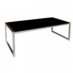 ACTION Tραπεζάκι Σαλονιού - Καθιστικού 120x60cm Inox - Μαυρό Γυαλί 8mm ACTION Tραπεζάκι Σαλονιού - Καθιστικού 120x60cm Inox - Μαυρό Γυαλί 8mm
