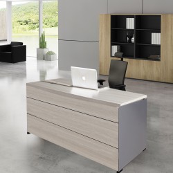 PROGRESS Γραφείο 140x80cm Απόχρωση Elm - Grey PROGRESS Γραφείο 140x80cm Απόχρωση Elm - Grey