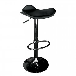 SADDLE Σκαμπό BAR, Μέταλλο Βαφή Μαύρο, Pvc Μαύρο, Ρύθμιση Ύψους, Περιστρεφόμενο SADDLE Σκαμπό BAR, Μέταλλο Βαφή Μαύρο, Pvc Μαύρο, Ρύθμιση Ύψους, Περιστρεφόμενο